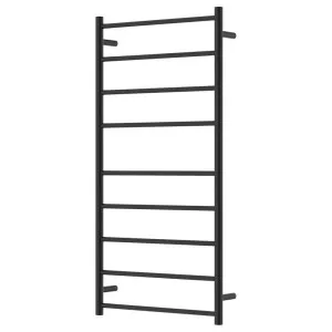 Isabella Heated Towel Rail, 600 x 1200mm, Matte Black by Fienza, a Towel Rails for sale on Style Sourcebook