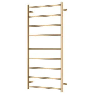 Isabella Heated Towel Rail, 600 x 1200mm, Urban Brass by Fienza, a Towel Rails for sale on Style Sourcebook