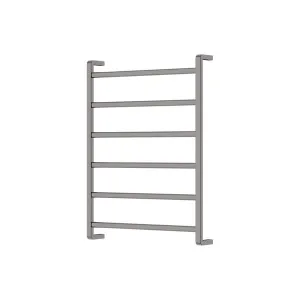 Tono Heated Towel Rail, 600 x 800mm, Gun Metal by Fienza, a Towel Rails for sale on Style Sourcebook
