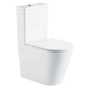 Aluca Tornado Flush Back-to-Wall Toilet Suite, Gloss White with Slim Seat by Fienza, a Toilets & Bidets for sale on Style Sourcebook