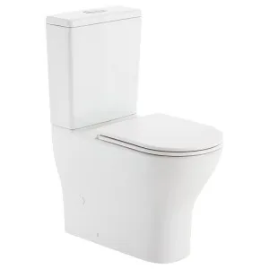 Tono Tornado Flush Back-to-Wall Toilet Suite, Gloss White with Slim Seat by Fienza, a Toilets & Bidets for sale on Style Sourcebook