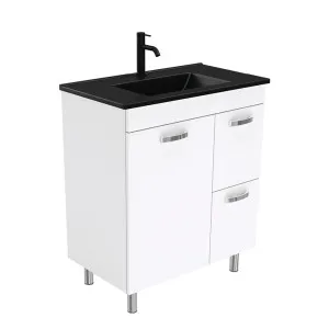 Dolce Matte Black Unicab 750 Vanity On Legs by Fienza, a Vanities for sale on Style Sourcebook