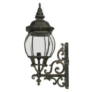 Flinders Large Outdoor Wall Light Antique Bronze by null, a Outdoor Lighting for sale on Style Sourcebook