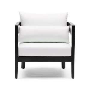 Avoca Outdoor Chair Black & White by Horgans, a Outdoor Chairs for sale on Style Sourcebook