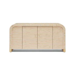 Hugo Bone Inlay Sideboard Almond by Horgans, a Sideboards, Buffets & Trolleys for sale on Style Sourcebook