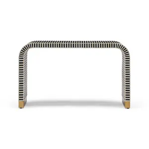 Lennox Bone Inlay Console Black by Horgans, a Sideboards, Buffets & Trolleys for sale on Style Sourcebook