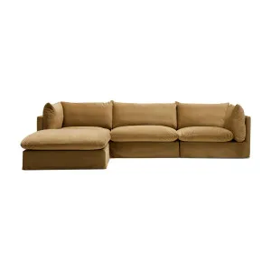 Mia Modular Sofa Sand 3 Seat Left by Horgans, a Sofas for sale on Style Sourcebook