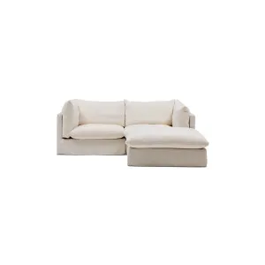 Mia Modular Sofa Warm Ivory 2 Seat Right Chaise by Horgans, a Sofas for sale on Style Sourcebook