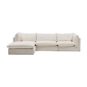 Mia Modular Sofa Warm Ivory 3 Seat Left by Horgans, a Sofas for sale on Style Sourcebook