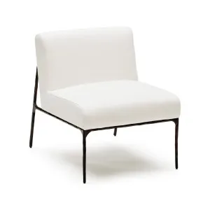 Mila Chair Powder White & Black by Horgans, a Chairs for sale on Style Sourcebook