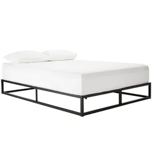 Vulcan Black Metal Bed Base by null, a Beds & Bed Frames for sale on Style Sourcebook