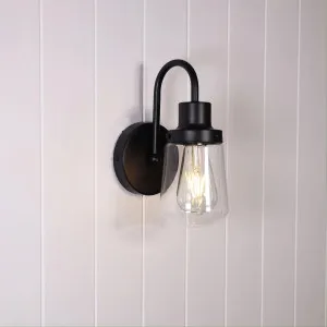 Oriel Lighting Kilcoy Wall Light Black by Oriel Lighting, a Outdoor Lighting for sale on Style Sourcebook