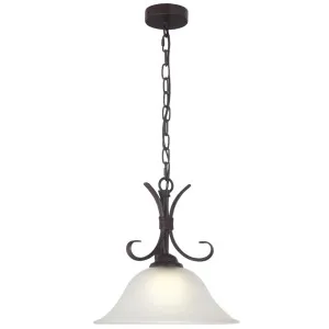Oriel Lighting Gaston II 1 Light Single Pendant Bronze by Oriel Lighting, a Pendant Lighting for sale on Style Sourcebook