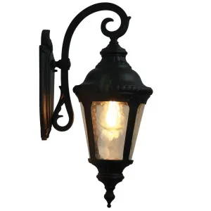 Oriel Lighting Bristol Exterior Wall Light Black by Oriel Lighting, a Outdoor Lighting for sale on Style Sourcebook