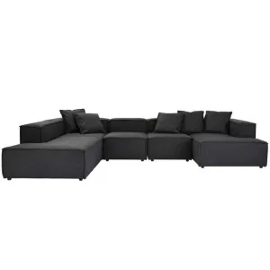Diablo Plaza Flint Grey Chaise Right - 5 Piece by null, a Sofas for sale on Style Sourcebook