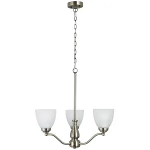 Oriel Lighting Rochester 3 Light Pendant Antique Brass by Oriel Lighting, a Pendant Lighting for sale on Style Sourcebook