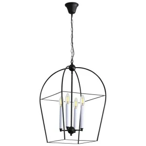 Oriel Lighting Langdon 4 Light Pendant Black by Oriel Lighting, a Pendant Lighting for sale on Style Sourcebook