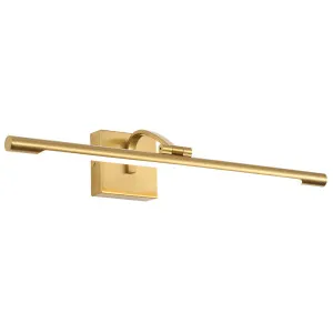 Oriel Lighting Kinden LED Wall Light Satin Brass by Oriel Lighting, a Outdoor Lighting for sale on Style Sourcebook