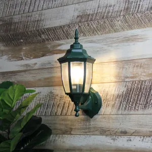 Oriel Lighting Highgate Upward Outdoor Wall Light Green by Oriel Lighting, a Outdoor Lighting for sale on Style Sourcebook