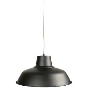 Oriel Lighting Forge 430mm Pendant Black by Oriel Lighting, a Pendant Lighting for sale on Style Sourcebook