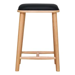 Dune Bar Stool in PU Black / Clear by OzDesignFurniture, a Bar Stools for sale on Style Sourcebook