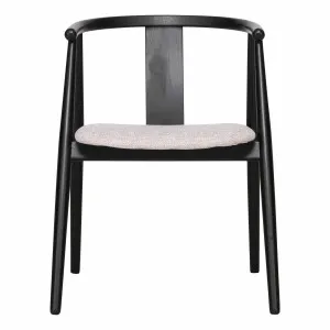 Relate Dining Chair in European Oak Black / Beige by OzDesignFurniture, a Dining Chairs for sale on Style Sourcebook