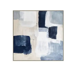 Feeling Blue A Wall Art 80cm x 80cm by Luxe Mirrors, a Artwork & Wall Decor for sale on Style Sourcebook