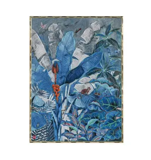 Jungle Blues Series II Enhanced Wall Art Canvas Print 137cm x 103cm by Luxe Mirrors, a Artwork & Wall Decor for sale on Style Sourcebook