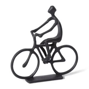 Cycling Sculpture - 25 x 6 x 25cm by null, a Statues & Ornaments for sale on Style Sourcebook