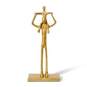 Father and Son Sculpture - 17 x 9 x 39cm by null, a Statues & Ornaments for sale on Style Sourcebook
