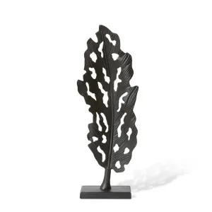Leafy Sculpture - 32 x 15 x 89cm by null, a Statues & Ornaments for sale on Style Sourcebook
