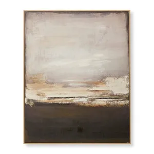 Noir Panorama Hand Painted Wal - 120 x 5 x 150cm by null, a Other Art for sale on Style Sourcebook