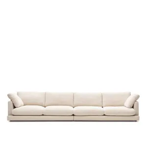 Gala 6-seater sofa beige, 390cm by null, a Sofas for sale on Style Sourcebook