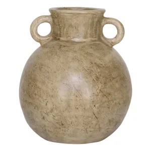 Anita Vessel Low 30x35cm in Antique Grey by OZ Design, a Vases & Jars for sale on Style Sourcebook