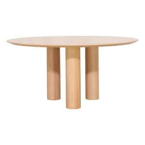 Como Round Dining Table 150cm in Oak Clear by OzDesignFurniture, a Dining Tables for sale on Style Sourcebook