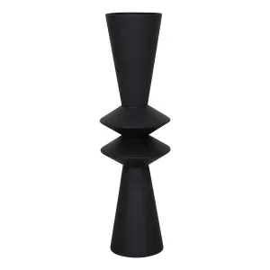 Kenzie Sculpture 19.5x59cm in Black by OzDesignFurniture, a Statues & Ornaments for sale on Style Sourcebook