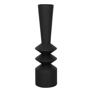 Mazie Sculpture 15x55cm in Black by OzDesignFurniture, a Statues & Ornaments for sale on Style Sourcebook
