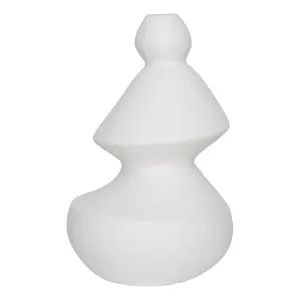 Organic Vessel Medium 30x50cm in Matte White by OZ Design, a Vases & Jars for sale on Style Sourcebook