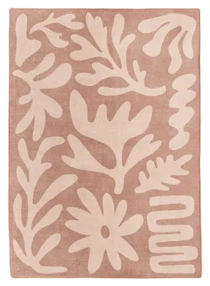 Hira Pink Beige Shapes Rollie Pollie Playmat by Miss Amara, a Contemporary Rugs for sale on Style Sourcebook