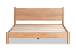 Ollie Queen Bed Frame, Oak, by Lounge Lovers by Lounge Lovers, a Beds & Bed Frames for sale on Style Sourcebook