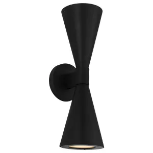 Aerin Albertine Medium Exterior Wall Sconce by Visual Comfort Studio Black by Visual Comfort & Co - Studio, a Outdoor Lighting for sale on Style Sourcebook