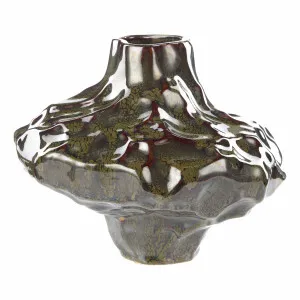 Silva Vase Small 22x17.5cm in Green by OZ Design, a Vases & Jars for sale on Style Sourcebook