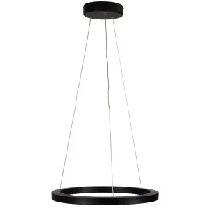 Oriel Lighting Nebula 400mm Halo-Ring LED Pendant Black by Oriel Lighting, a Pendant Lighting for sale on Style Sourcebook