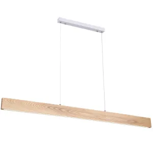 Oriel Lighting Langtoft Linear LED Pendant Natural by Oriel Lighting, a Pendant Lighting for sale on Style Sourcebook