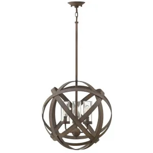 Hinkley Carson Exterior Pendant Light Vintage Iron by Hinkley, a Pendant Lighting for sale on Style Sourcebook