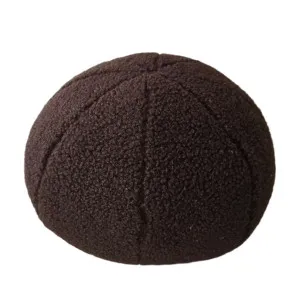 Zoe Boucle Round 35cm Diameter | Deep Chocolate Brown by null, a Cushions, Decorative Pillows for sale on Style Sourcebook