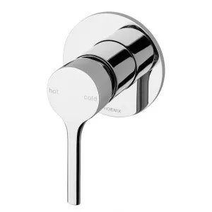 Phoenix Vivid Slimline Oval Shower/Wall Mixer-Chrome FULL KIT by PHOENIX, a Bathroom Taps & Mixers for sale on Style Sourcebook