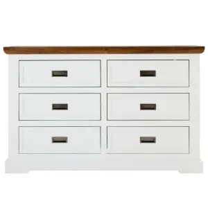 Aspen Dresser Brushed Two Tone- 6 Drawer by null, a Dressers & Chests of Drawers for sale on Style Sourcebook