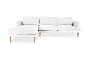 Alice Left Hand Chaise Sofa, White, by Lounge Lovers by Lounge Lovers, a Sofas for sale on Style Sourcebook