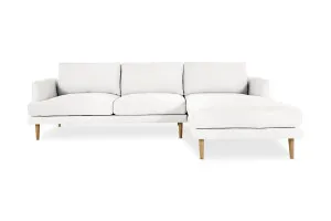 Alice Right Hand Chaise Sofa, White, by Lounge Lovers by Lounge Lovers, a Sofas for sale on Style Sourcebook